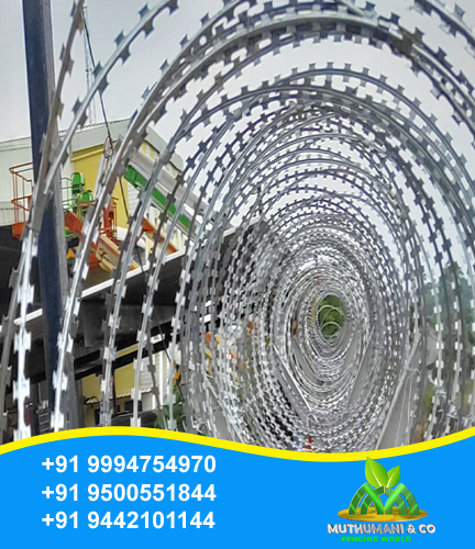 Concertina Wire Fencing in Chennai